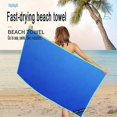 thumbnail image 2 of Toalla de secado rápido, fina, transpirable, para verano, para viajes, playa, deportes al aire libre, correr, yoga, gimnasio, camping, bufanda refrescante, secado rápido, color rosa, 2 of 5