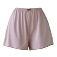 thumbnail image 4 of HexaHive Women's Silk - like Pajama Shorts with Pockets - Soft, Comfortable, for Sleep and Lounging, 4 of 4