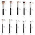 thumbnail image 4 of Set de brochas de maquillaje SHANY OMBRE Pro de 10 piezas con funda, 4 of 8