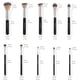 thumbnail image 4 of Set de brochas de maquillaje SHANY OMBRE Pro de 10 piezas con funda, 4 of 8