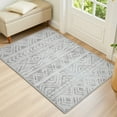 thumbnail image 2 of SIXHOME 2'x3' Small Area Rugs Washable Boho Modern Neutral Soft Rug Throw Rug for Bathroom Bedroom Entryway Kitchen Dorm Entrance Door Mat Gray, 2 of 6
