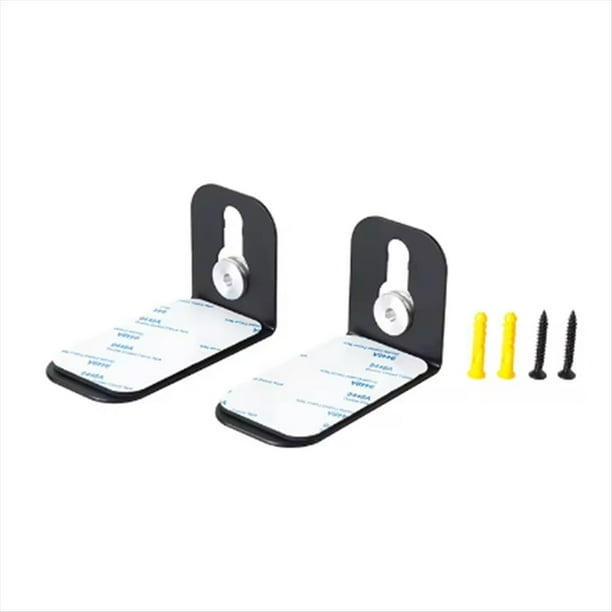 Soporte de Pared para Barra de Sonido en Forma de L con Base de Bandeja Metálica