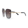 thumbnail image 6 of Polarized Womens 90s Glamour Butterfly Designer Sunglasses Slate Black Smoke, 6 of 8