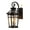 Oil Rubbed Bronze(Gold Trim), variant on Dawn to Dusk Outdoor Light Fixture, White Front Porch Lights Wall Mount, Exterior Sconce Light with E26 Socket, Anti-Rust Coach Lights for Garage, Waterproof Outdoor Lighting for House, Patio