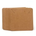thumbnail image 3 of 50pcs 5*5cm Colorful Square Blank Kraft Black White Paper Jewelry Necklace Earring Card Label Tags Handmade DIY Accessories Black, 3 of 3