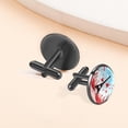 thumbnail image 6 of Valentine's Day Elegant Men's Stainless Steel Cufflink Sets for Formal Attire, Weddings, and Special Events, 6 of 6