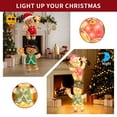 thumbnail image 2 of DEORAB 48IN Tall Outdoor Light-up Gingerbread Man Decorations Christmas Indoor Lighted Lawn Patio Porch Garden Xmas Holiday Decor，50LED Lights, 2 of 6