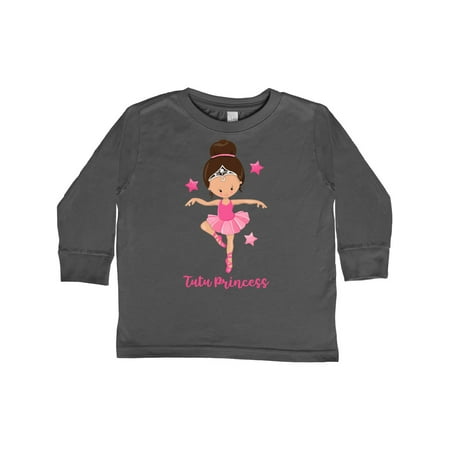 

Inktastic Ballerina Tutu Princess Gift Toddler Toddler Girl Long Sleeve T-Shirt