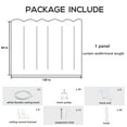 thumbnail image 2 of CBSRORO Room Divider Blackout Curtains with Ceiling Mounted Curtain Track Set,1 Panel Gray Divider Curtain and White Flexible Curtain Track for Room Separation, 2 of 9