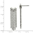 thumbnail image 3 of White Stainless Steel Earring Drop & Dangle Women'S 35.28 mm 9.39, 3 of 3