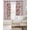pink, variant on Spring Floral Black Out Curtains 72 Inch Long, Light Blocking Drapes with Black Liner, Retro Pink Orchid Flowers Leaves Botanical Thermal Blackout Curtains for Bedroom Living Room 52"x72" 2 Panels