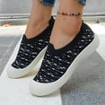 thumbnail image 5 of Women's Orthopedic Walking Shoes - Lightweight, Loose Fit, Breathable, Mesh-Comfortable, Soft Sneakers Black 7.5, 5 of 7