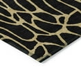 thumbnail image 5 of HomeRoots 599183 10 x 14 ft. Black & Gold Geometric Washable Indoor & Outdoor Rectangle Area Rug, 5 of 5
