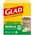 thumbnail image 2 of Glad Certified Compostable Bags - Small 10 Litres - Lemon scent, 44 Compost Bags, 2 of 6