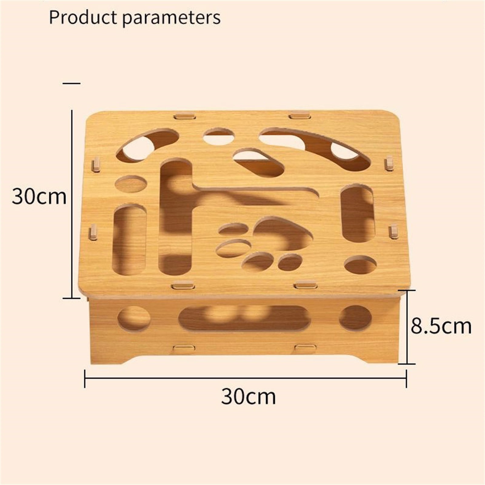 Kraoden Pet Box Interactive Digging Construction Puzzle Game for Cats and Small Dogs, Mental Stimulation Toy with Safe Design, Easy to Clean, Indoor Entertainment for Boredom Relief