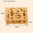 thumbnail image 6 of SHENGXINY Cat toys, Pet Interactive Digging Box, Exercise & Puzzle - Cat Activity Center Toy for Indoor Cat Fitness & Stimulation Brown 11.8x3.3in, 6 of 6