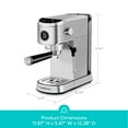thumbnail image 5 of CASABREWS CM5418 Plus 20-Bar Semi-Automatic Espresso Machine & Coffee Maker with Steam Wand, Cold Brew Function, Stainless Steel, Silver, 5 of 7
