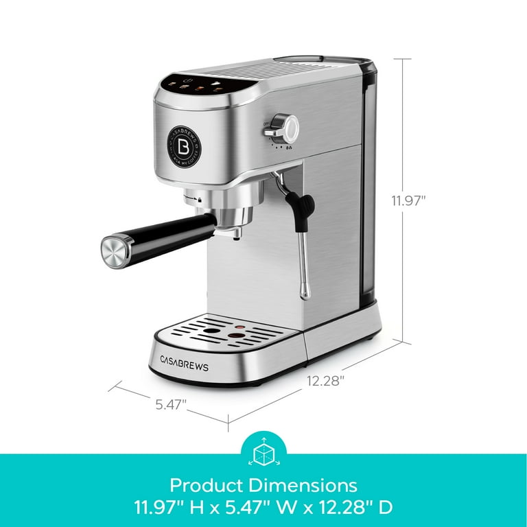 CASABREWS CM5418 Plus 20-Bar Semi-Automatic Espresso Machine