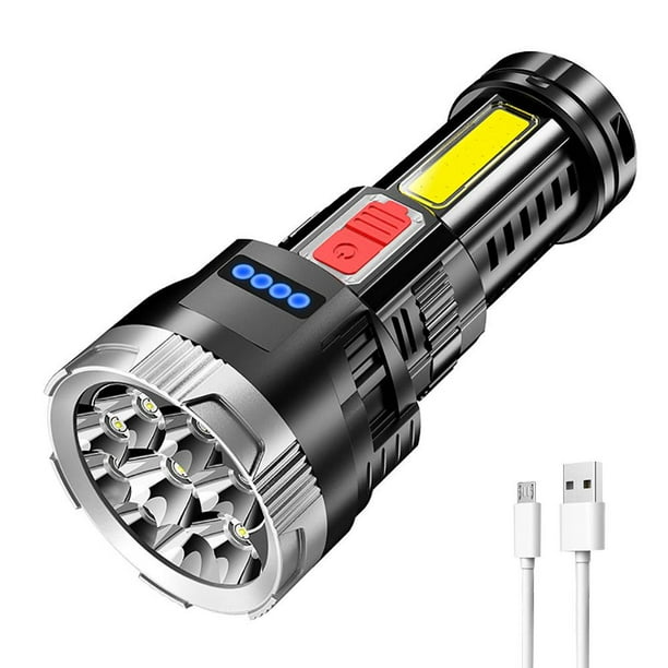 LED + COB Antorcha Luz 400LM IPX4 Antorcha impermeable para acampar 4 engranajes Equipo al aire libre Barbie Nuevos Originales