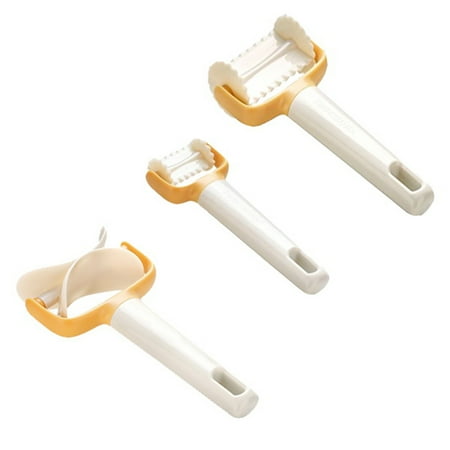 

3pcs/set Fondant Cake Bakery Tools Rolling Angel Biscuit Ravioli Cutter Plastic Baking Pastry Supplies Random Color