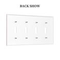 thumbnail image 2 of corgi cute Switch Cover Decorative Wall Plate / 4-Gang 4-Toggle / Standard Size 4.5x8 in, 2 of 5