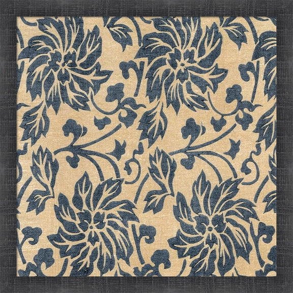 Great Art Now Japanese Patterns IX by Baxter Mill Archive, Framed Wall Art, 17.5W x 17.5H