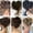 Black, variant on SSKFHGI Natural Black 2 Wigs For Women, Messy Big Hair Ring, Chemical Fiber, Fluffy Curly Hair, Elastic, Easy To Wear