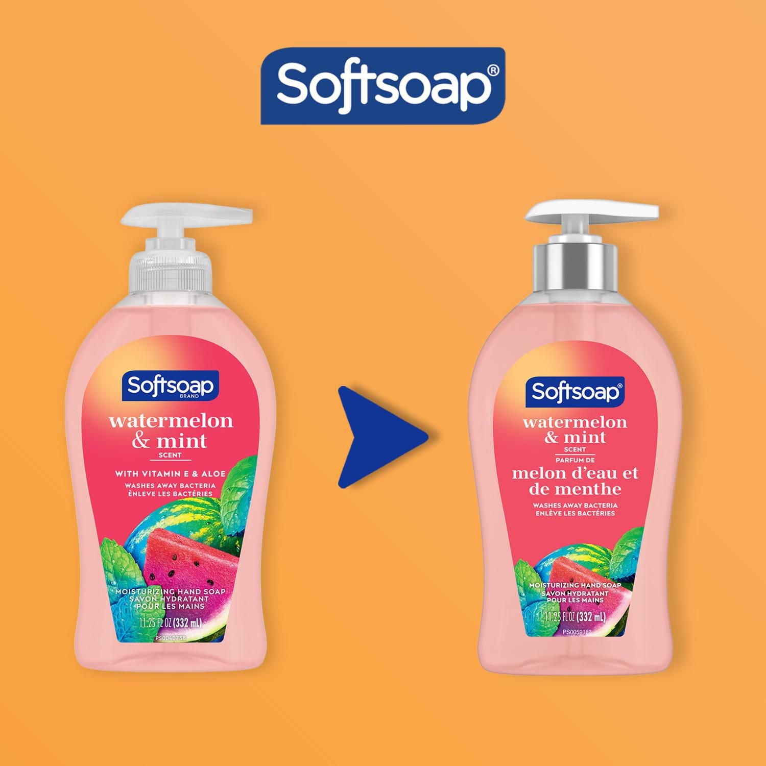 Softsoap Hydrating Liquid Hand Soap Pump, Watermelon & Mint - 332 ML, Hand Soap