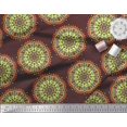 thumbnail image 3 of Soimoi Poly Georgette Fabric Mandala Decorative Fabric Prints by Yard 42 Inch Wide, 3 of 3