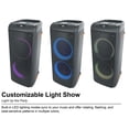 thumbnail image 3 of Altavoz Bluetooth portátil Rockville Rock Party 9 1000W, 3 of 9