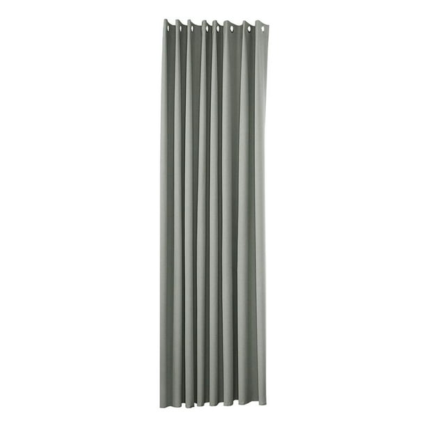 Cortinas opacas - Cortinas con aismiento térmico Paneles de cortina de ventana sólida que reducen para habitación del bebé / Sa de jue Gris perfecl par de cortinas opacas