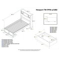 thumbnail image 7 of Newport Platform Bed with Flat Panel Foot Board and 2 Urban Bed Drawers, Multiple Sizes, Multiple Colors, 7 of 7