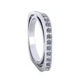 thumbnail image 3 of Natural 3.00Ct Round Cut Diamond Euro Style Square Eternity Band Ring 18k Gold F VS1, 3 of 3
