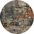 thumbnail image 2 of Addison Rugs Mayfield Premium Machine Washable Transitional Abstract Taupe Round Rug, 8' x 8', 2 of 6