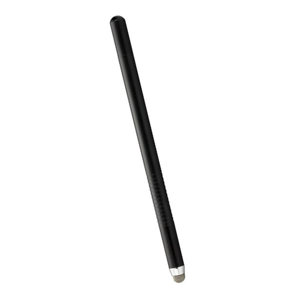 Lápiz óptico universal de precisión 3 en 1 para pantallas táctiles capacitivas Android e iOS Negro