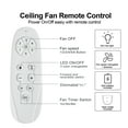 thumbnail image 4 of Wellspeed 62 in. Modern Integrated LED Indoor Black Ceiling Fan with Remote Control and 9 Blades, 4 of 16