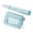 K, variant on Light Pink Waterproof Wristlet with Clear Card Pocket, Portable Wrist Wallet for Essentials, Hands-Free Carrying Solution for Daily Use