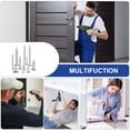 thumbnail image 7 of Uxcell Flat Head Sheet Metal Screws, less Steel Phillips Drive Self Tapping Wood Screws for Metal Wood Drywall #6x1-1/2" 100, 7 of 7