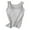 Light Grey, variant on WBQ Women's Tank Top with Built in Bra Wide Shoulder Strap Camisoles Padded Bra Undershirt Basic Cami Tanks Sleeveless Summer Crop Tops for Workout Sleeping Traveling
