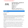 thumbnail image 2 of Front Brake Pad Set - Compatible with 2008 - 2011 Ford Focus 2009 2010, 2 of 2