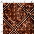 thumbnail image 2 of Soimoi Brown Fabric - By the Yard - 56 Inch Wide - Geometric Floral Textile - Contemporary and Stylish Designs for Fashion and Crafts Printed Fabric, 2 of 6