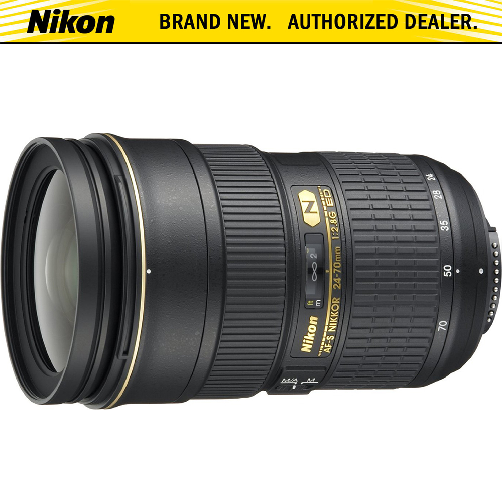 Nikon AF-S Nikkor 24-70mm f/2.8G ED Autofocus Lens (Black) - image 5 of 6