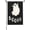 Black, variant on Easter Bunny Garden Flag for Outside Double Sided Flower Spring Summer Eggs Rabbit Holiday Burlap 12x18 Inch Vertical Yard Lawn Outdoor Decoration