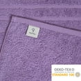 thumbnail image 5 of Rosyn Home Hotel Quality 100% Turkish Cotton 35" x 70" 2 Pieces Oversized Bath Sheet Purple, 5 of 5