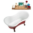thumbnail image 2 of 62" Streamline N1021ORB-IN-ORB Clawfoot Tub and Tray With Internal Drain, 2 of 7