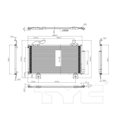 thumbnail image 3 of TYC 3767 A/C Condenser For 09-14 Acura TSX, 3 of 4