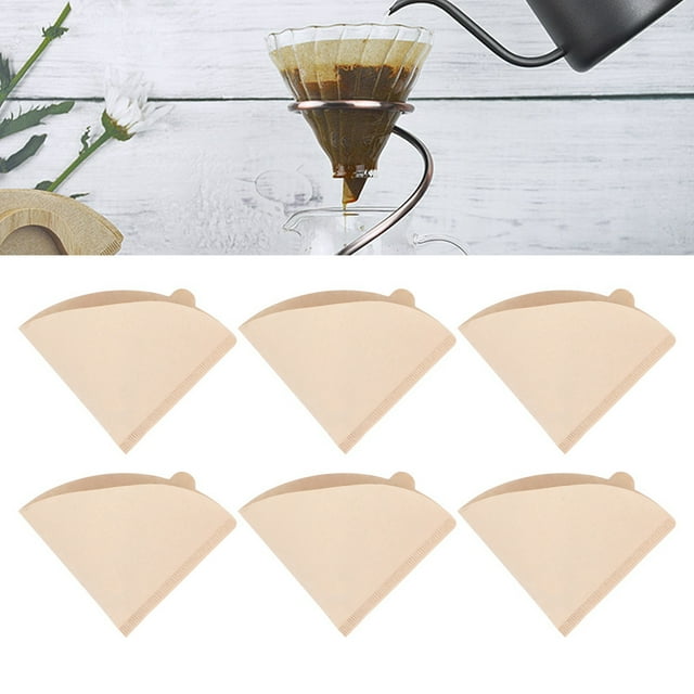 100Pcs Portable Coffee Filter, Wood Pulp Drip Coffee Paper, Drip Coffee Filter Bag Perfect for Travel, Camping, Home, Office