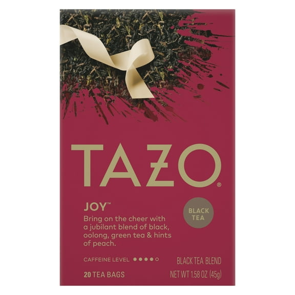 TAZO Joy Limited Edition Black Tea, Caffeinated, Tea Bags 20 Ct