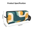 thumbnail image 2 of Portable Storage Bag 7.9×3.5×2.4in Simple Design Convenient Storage And Finishing Bag Light Body Can Be Used As A Cosmetic Bag Storage Bag Snake Print Style Slateblue_1, 2 of 8