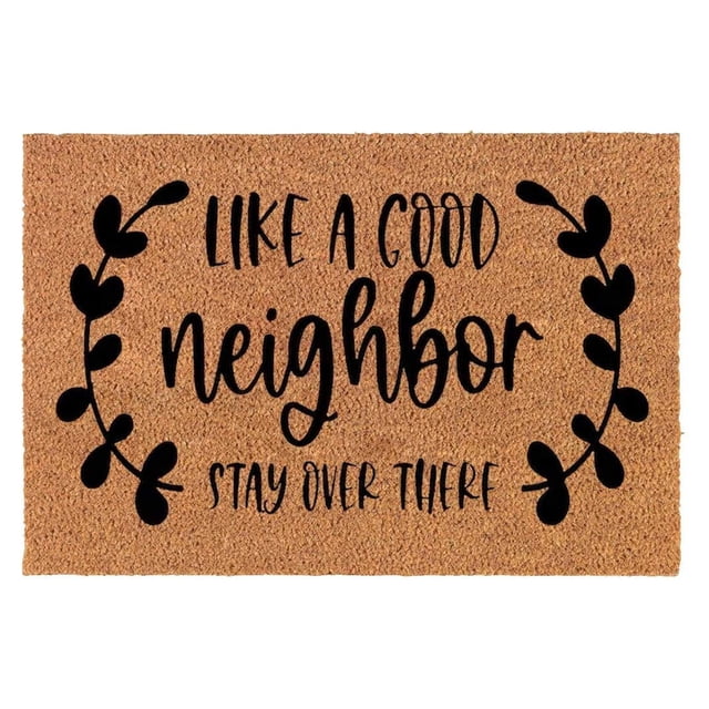 Outdoor Coir Door Mat Outdoor Spring Mats for Front Door Rugs for Carpeted Floors Sturdy Front Door Mat Welcome Mat for Front Door and Outdoor Entrance, Home Gifts for Housewarming,16x24 Inch